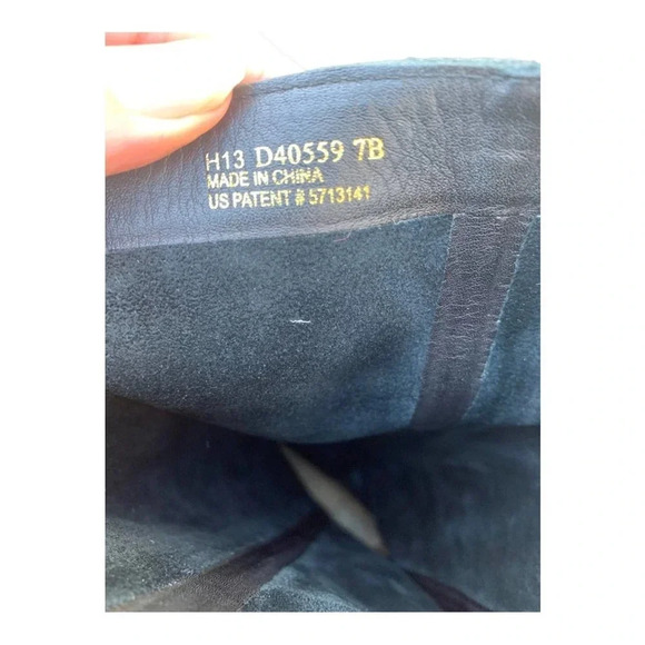 Cole Haan Black Suede Nike Air heeled boot size 7 b - Picture 6 of 6